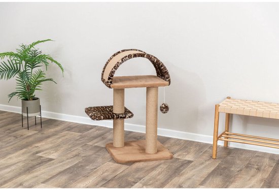 Krabpaal voor Katten Leo Bruin Ø 48 cm 85 cm