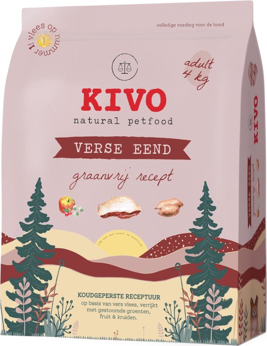 Verse Eend graanvrij Koudgeperst Brok