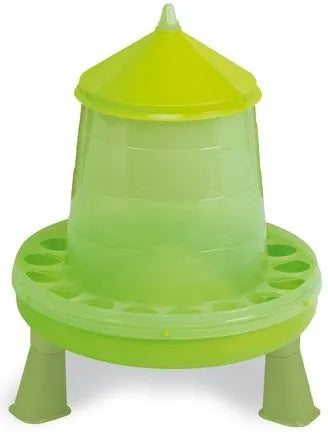 VOEDERSILO+VOET 4KG GROEN PLASTIEK