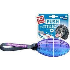 Rugby Ball 'Push To Mute' Blauw/Paars