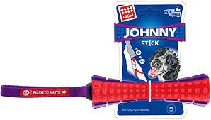 Johnny Stick 'Push To Mute' solid Rood/Paars