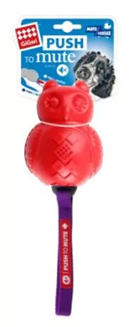 Owl 'Push To Mute' solid Rood/Paars