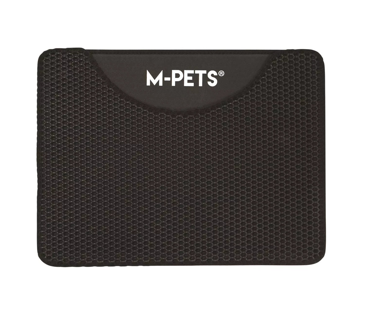 DUPLEX Mat voor Kattenbak - Horizontaal Zwart 60x45