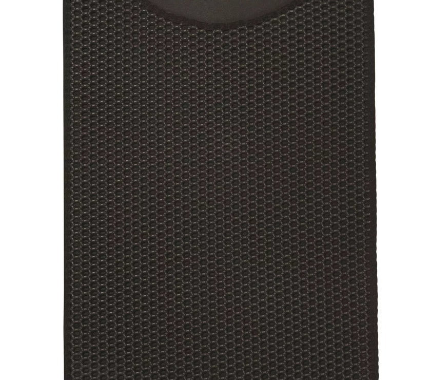DUPLEX Mat voor kattenbak - Verticaal Zwart 45x65