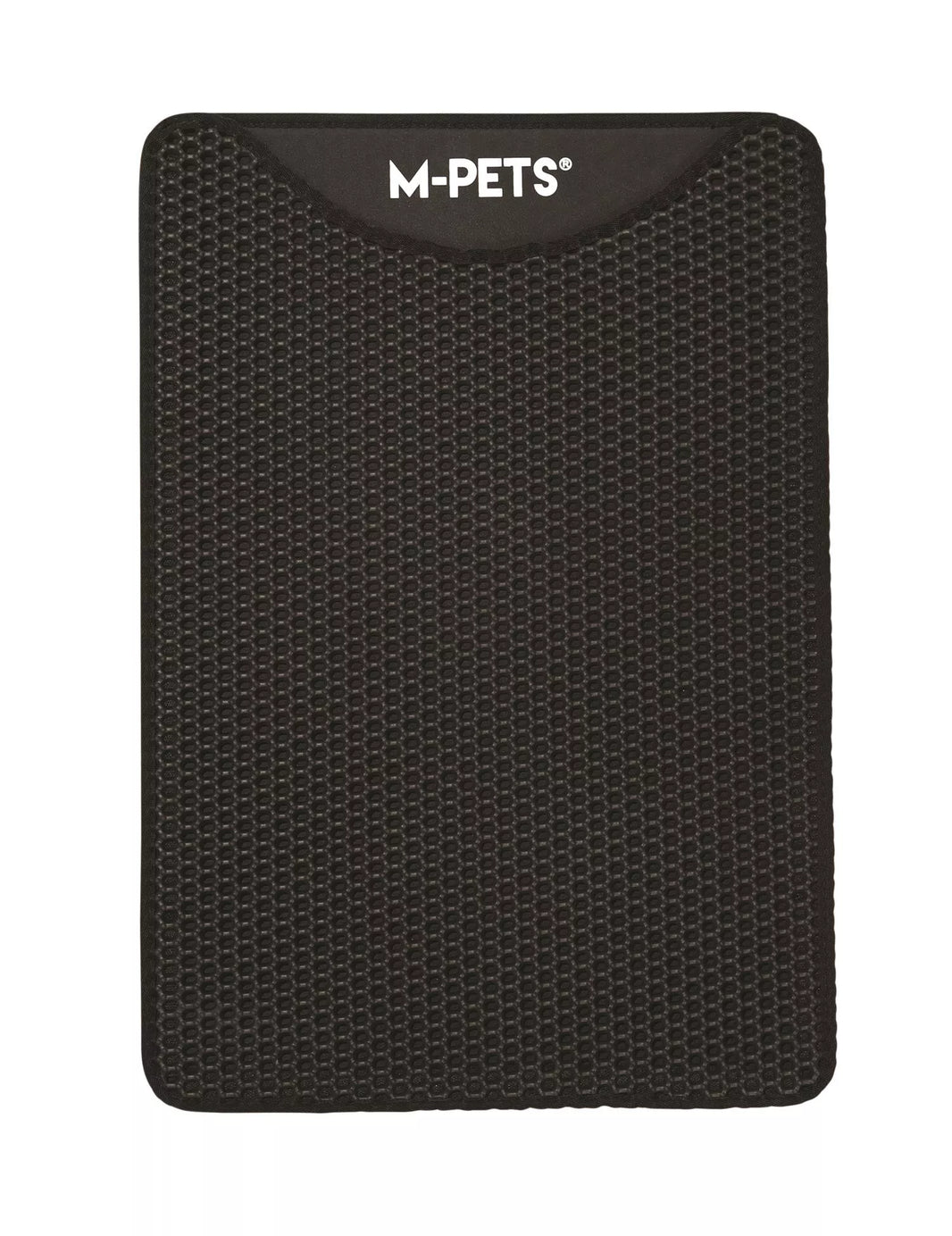 DUPLEX Mat voor kattenbak - Verticaal Zwart 45x65