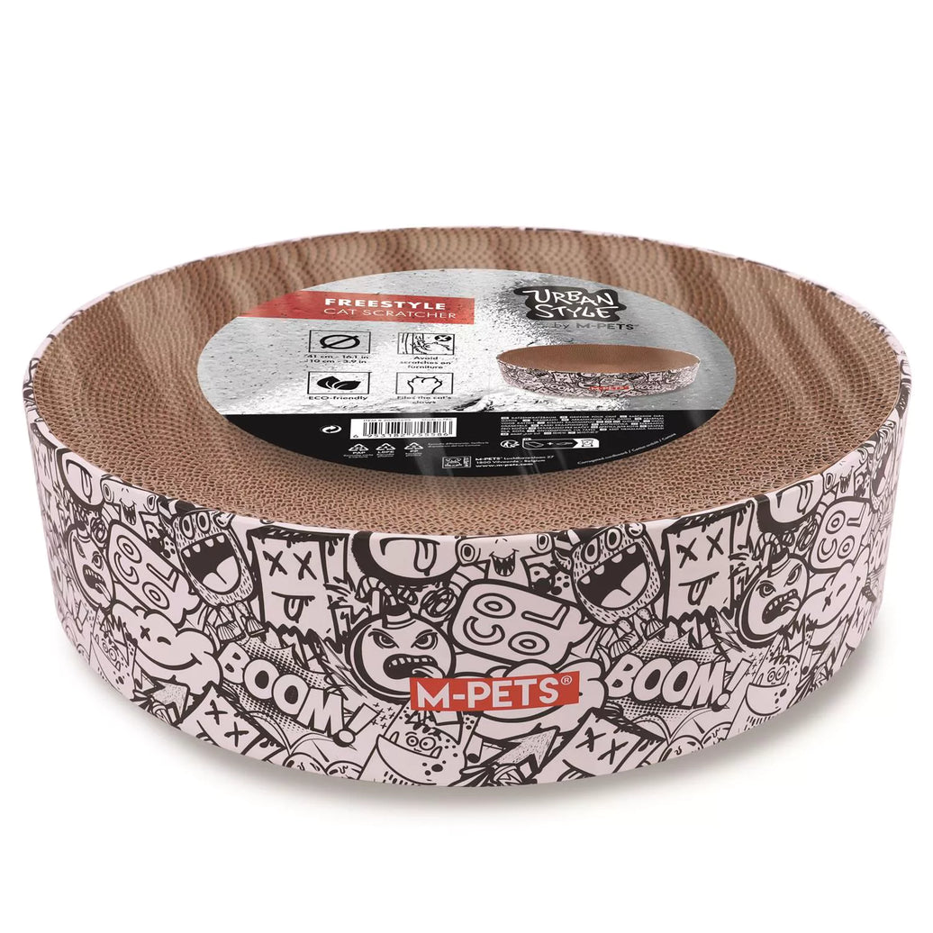 Urban Style FREESTYLE krabkarton Zwart & Wit