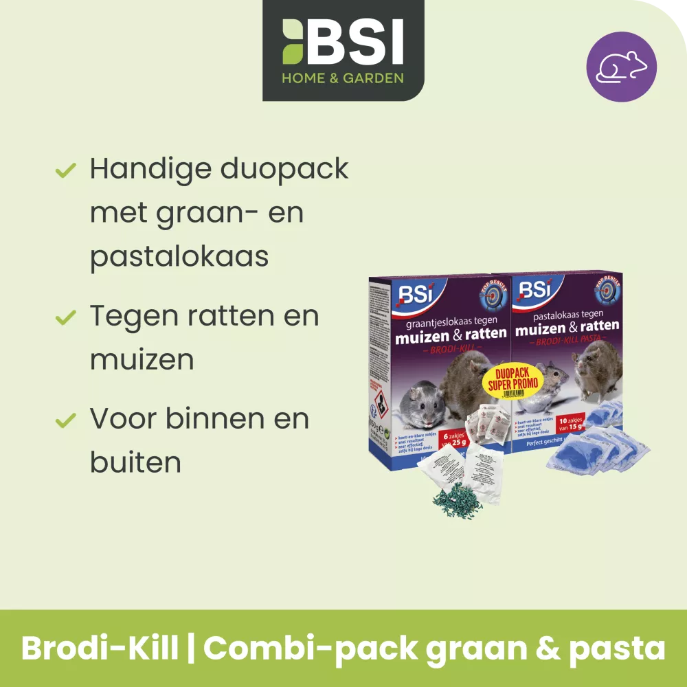 Brodi-Kill Combi-Pack Graan & Pasta  300g 2 x (10 x 15 g)