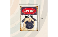 Bord Blik Mops (v) NL