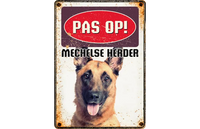 Bord Blik Mechelse Herder (v) NL