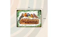 Bord blik Welcome Birds (h) EN