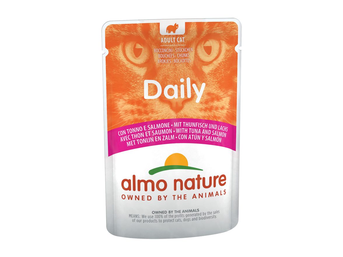 Daily Cats au thon et au saumon 70g