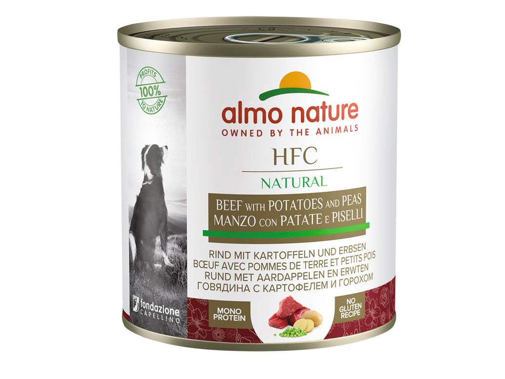 HFC Dogs Natural - beef with potatoes & peas 290g