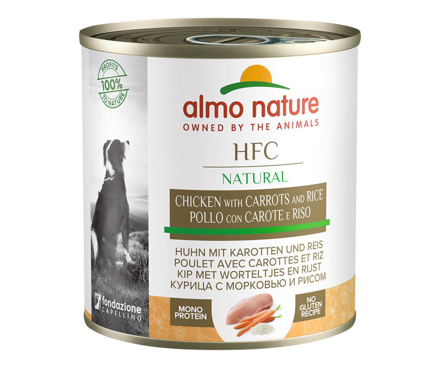 HFC Dogs Natural - chicken with carrot &amp; rice 280g