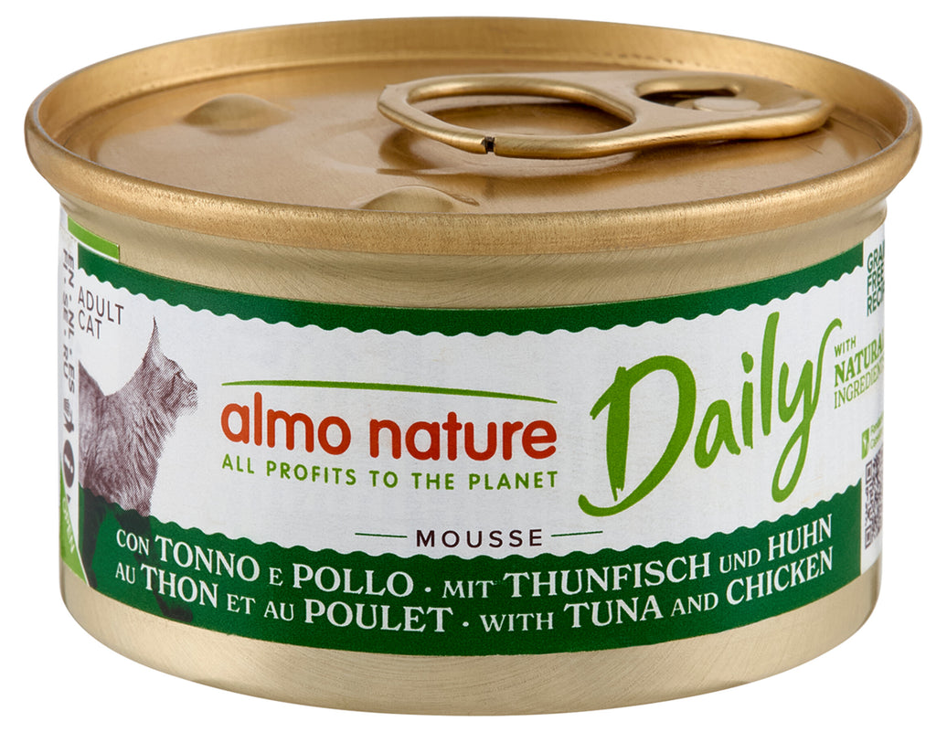 Daily Cats 85g Mousse met tonijn en kip