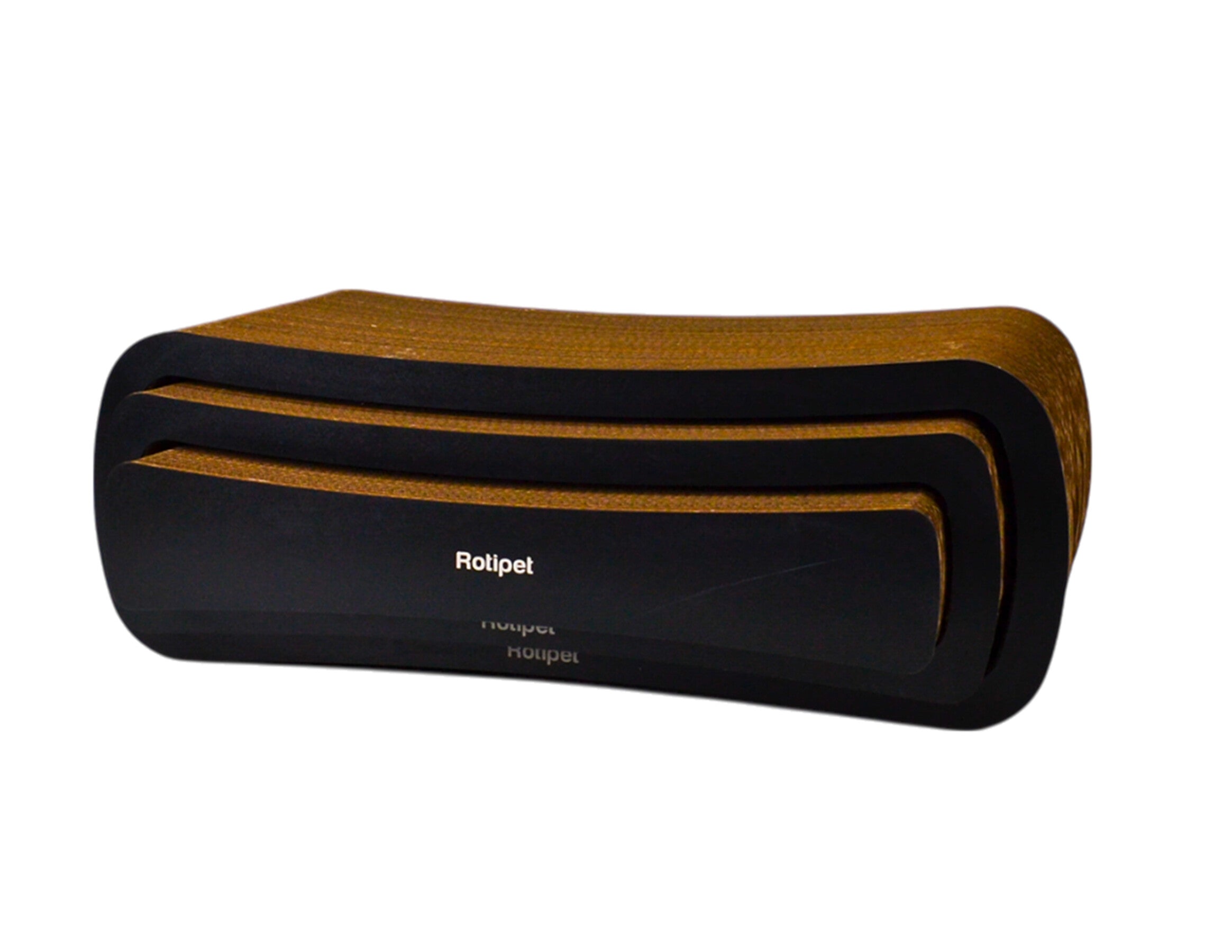 Krabkarton Kat Lounge MDF zwart