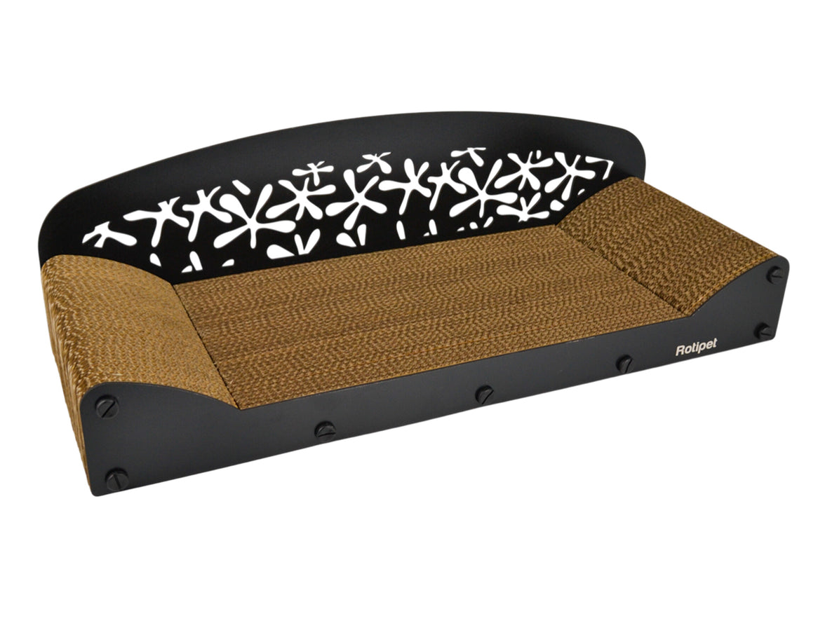 Krabkarton Kat MDF Sloffy zwart 68cm