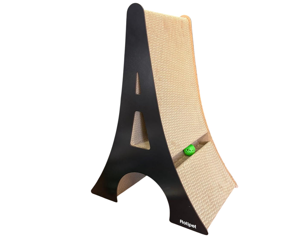 Krabkarton kat MDF Eiffeltoren zwart 60x44x30 cm
