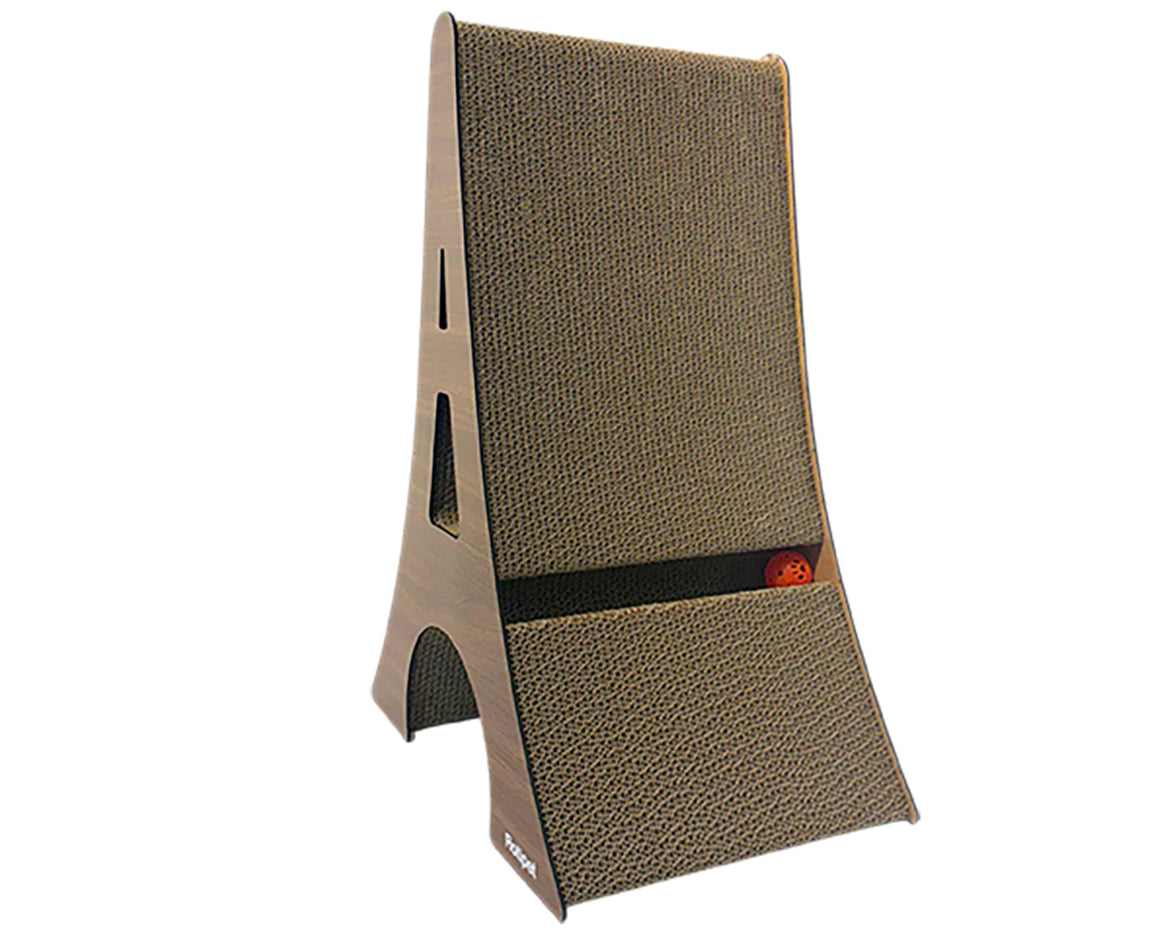 Krabkarton kat MDF Eiffeltoren bruin 60x44x30 cm