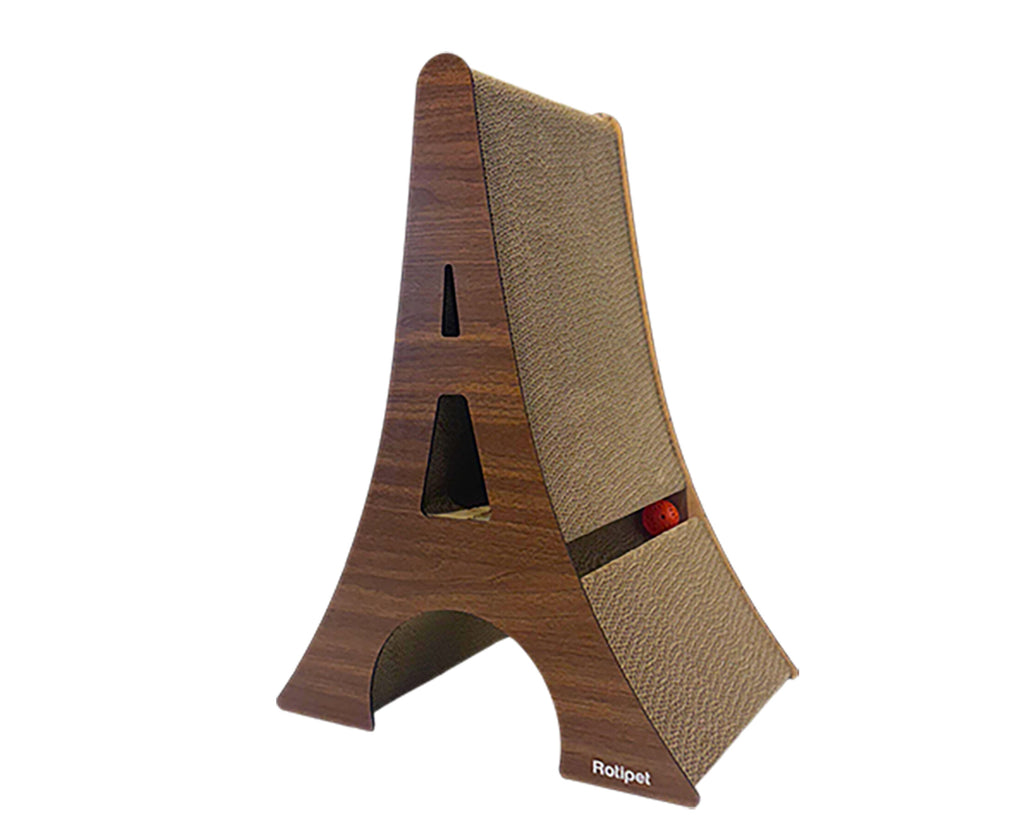 Krabkarton kat MDF Eiffeltoren bruin 60x44x30 cm