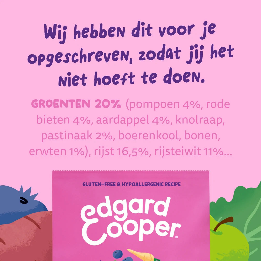 Plantaardige hondenbroken Rode Biet & Pompoen 1 kg