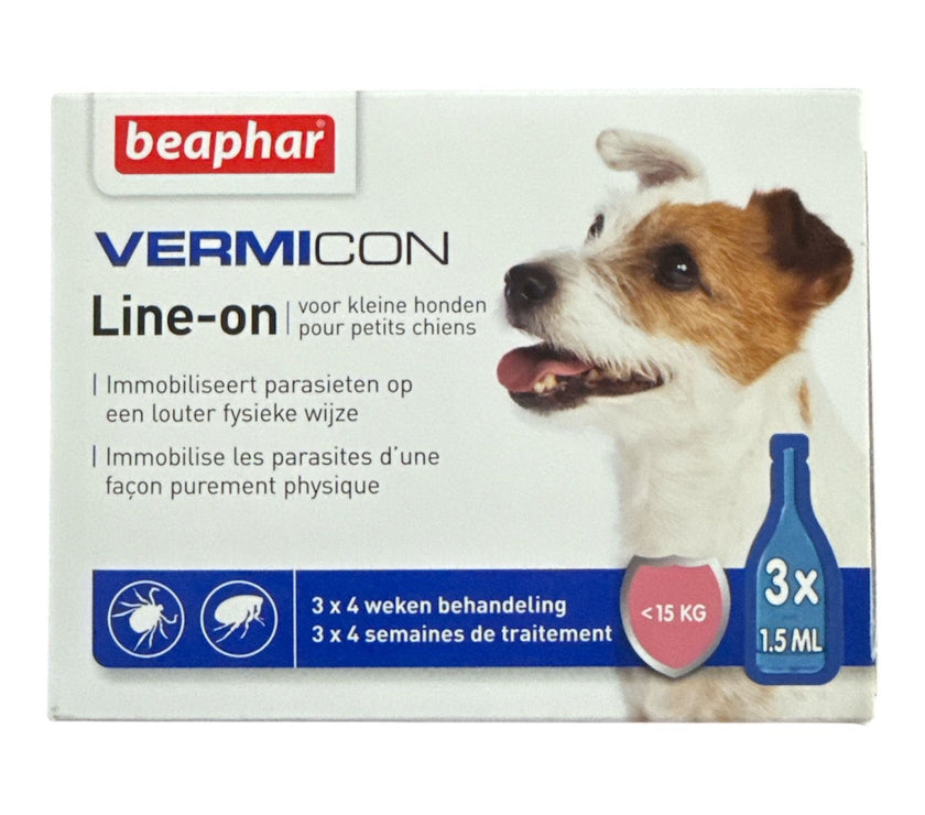 Vermicon Line-On Kleine Hond 3x1,5ml