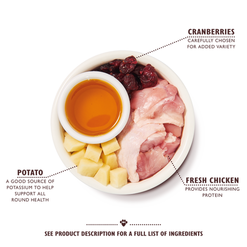 Croquettes au poulet et légumes 800g