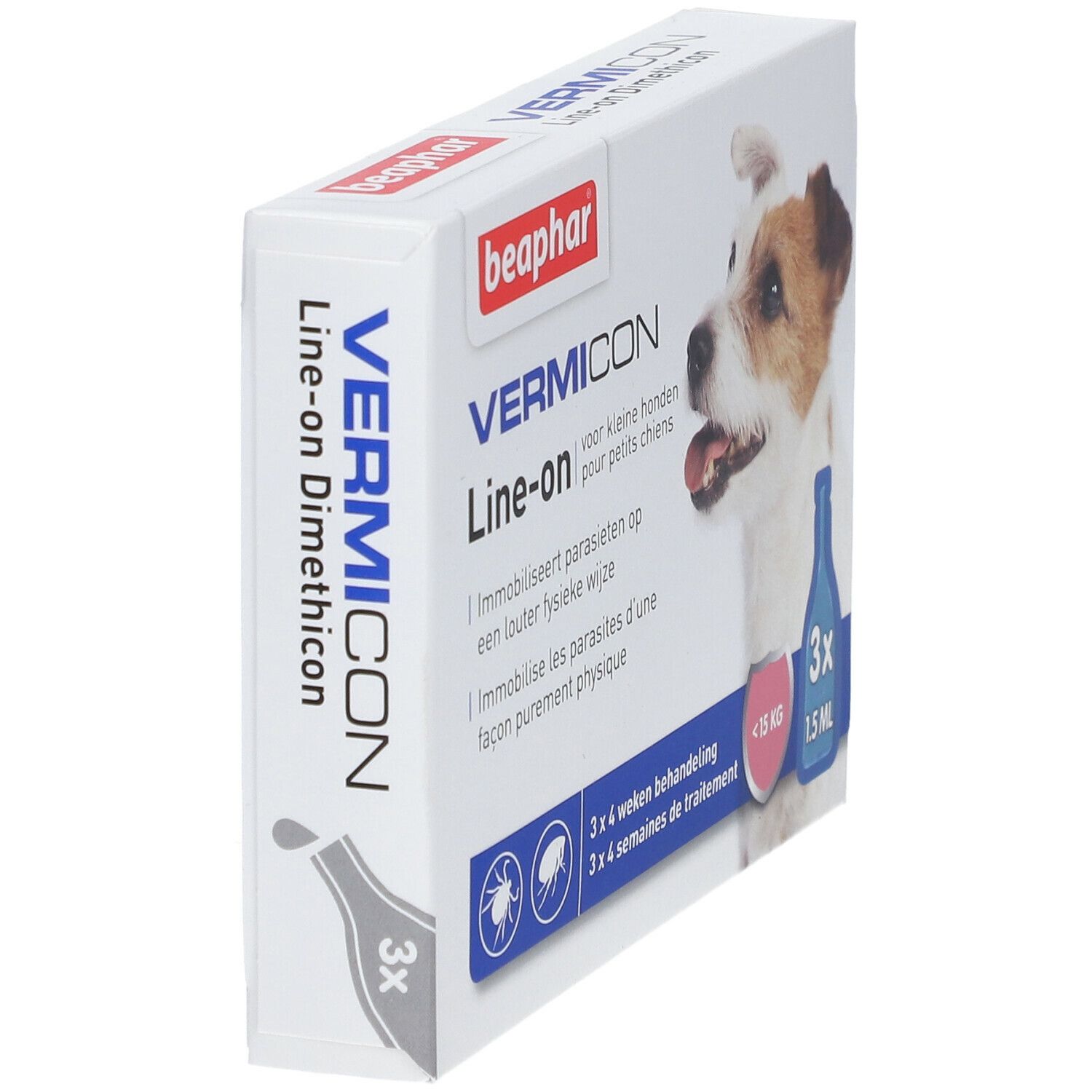 Vermicon Line-On Kleine Hond 3x1,5ml