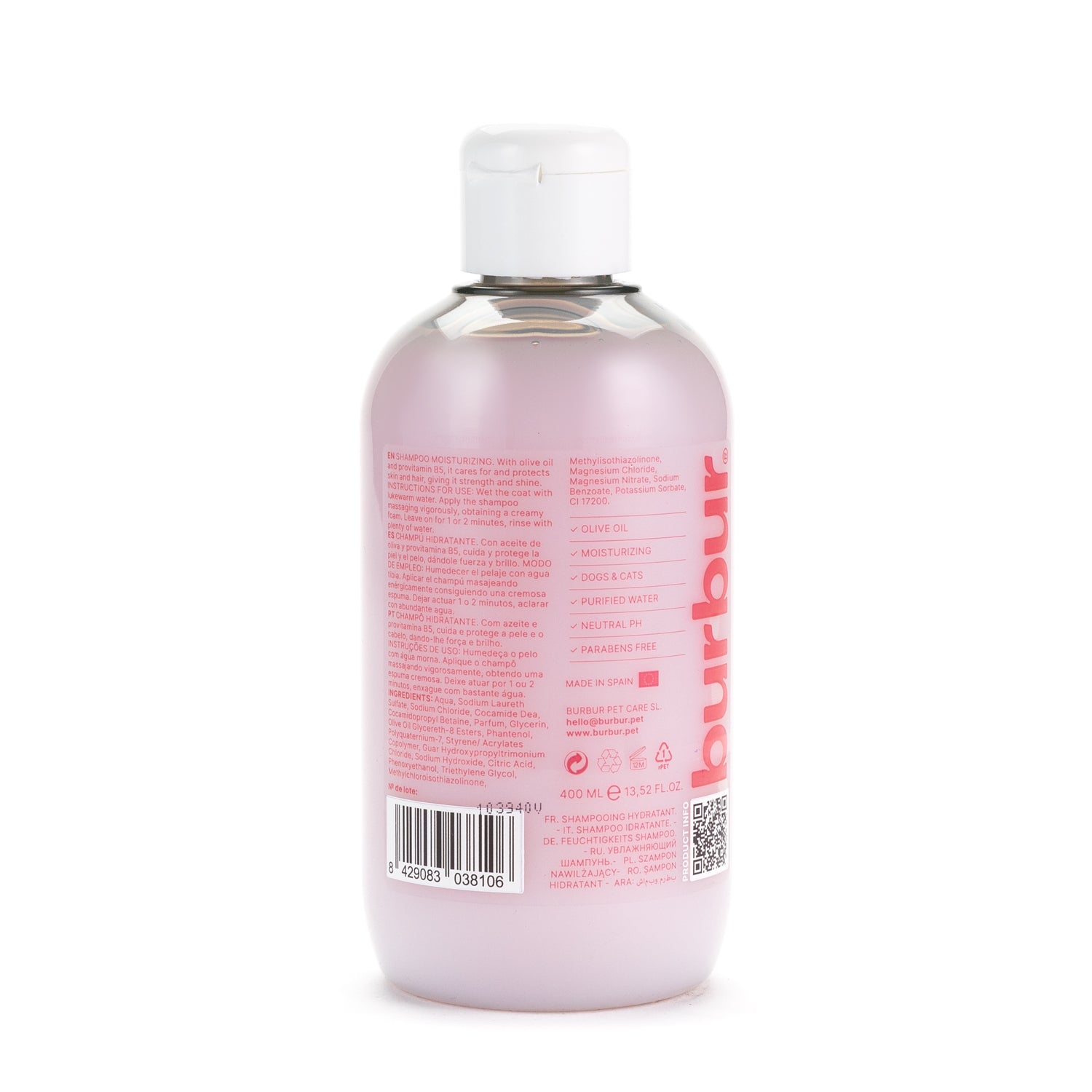 Vegan Moisturizing Hondenshampoo 400 ml