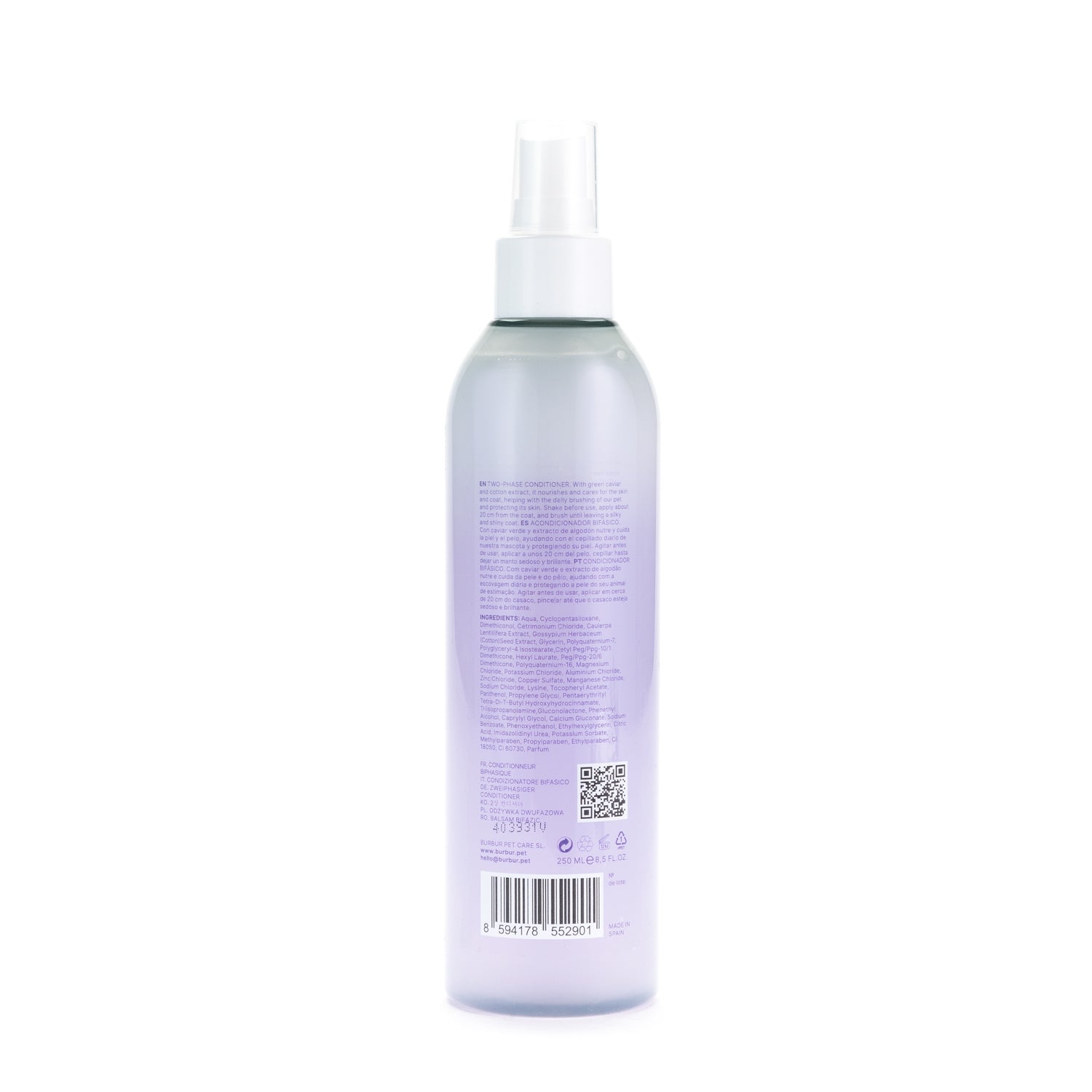 Burbur Two-Phase Green Caviar  Hondenconditioner 250 ml