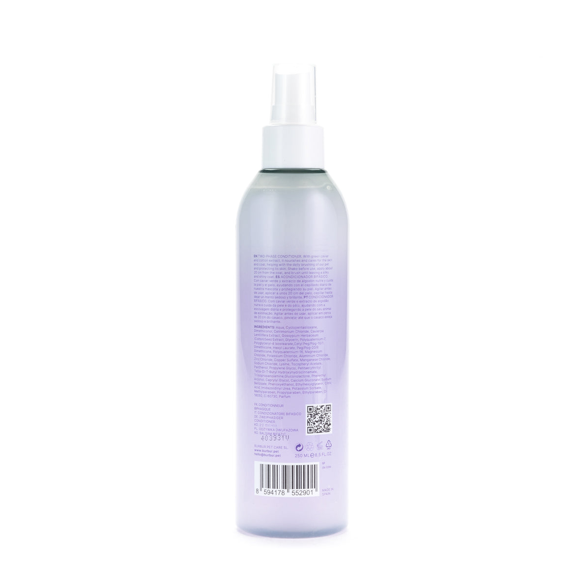 Burbur Two-Phase Green Caviar  Hondenconditioner 250 ml