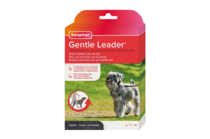 Anti trek tuig Gentle Leader Zwart Kleine Hond