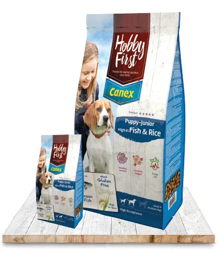Canex Puppy-Junior High in Fish & Rice
