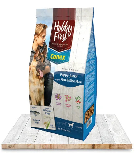 Canex Puppy-Junior High in Fish & Rice Maxi
