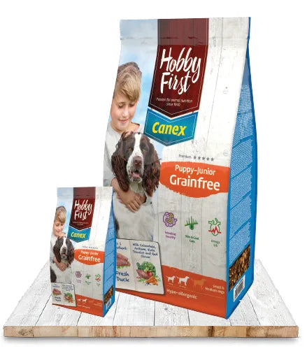 Canex Puppy-Junior Grainfree met eend