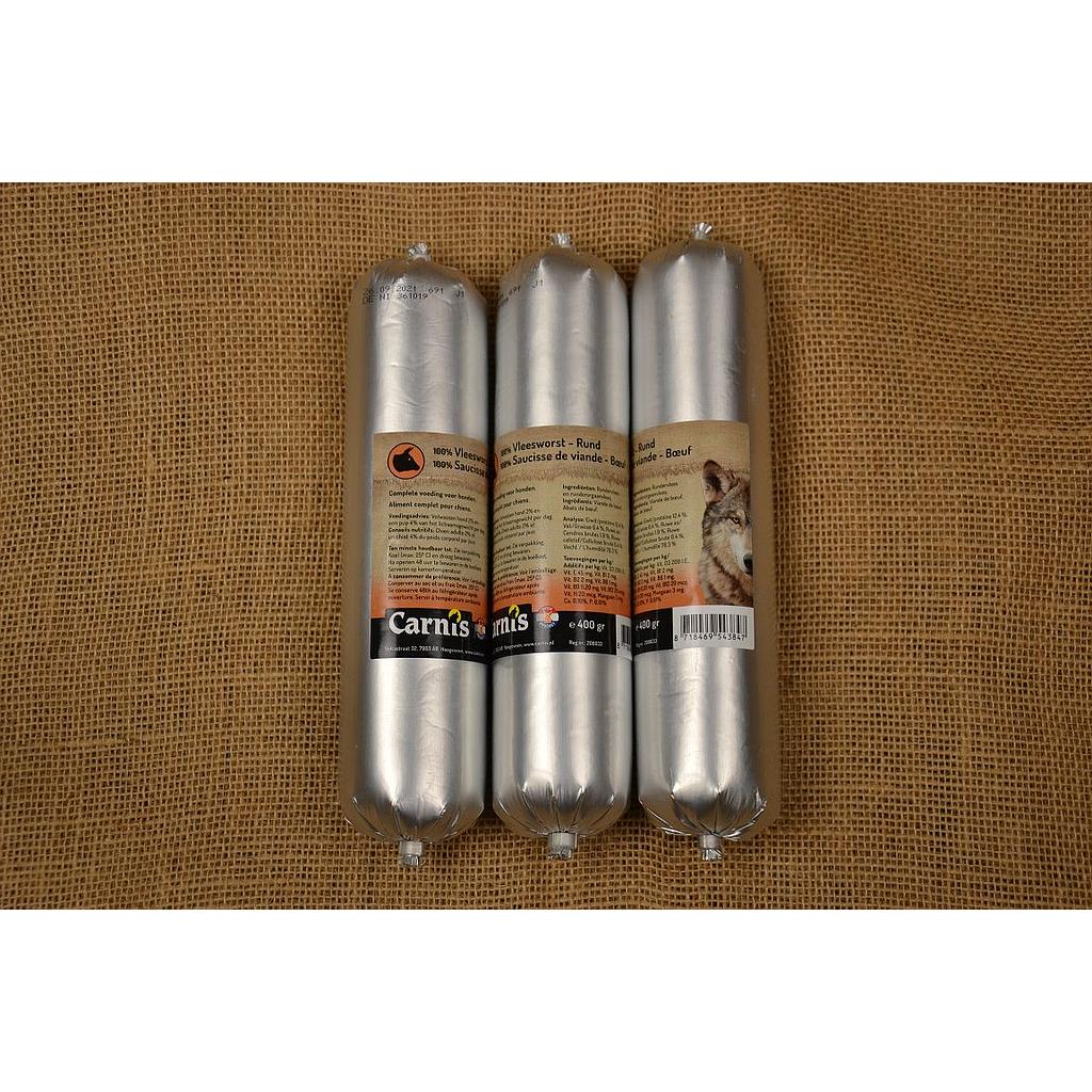 Carnis Houdbare worsten Rund 400gr