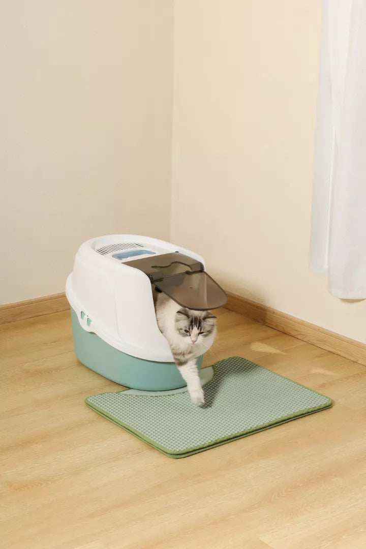 DUPLEX Mat voor Kattenbak - Horizontaal Groen 60x45