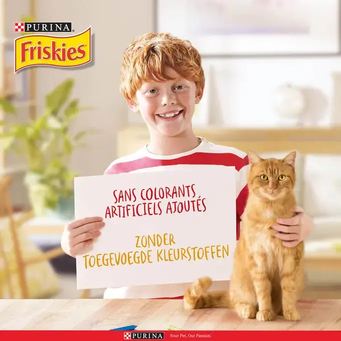 FRISKIES® GESTERILISEERDE Kattenvoer met rund, kip en groenten 3kg