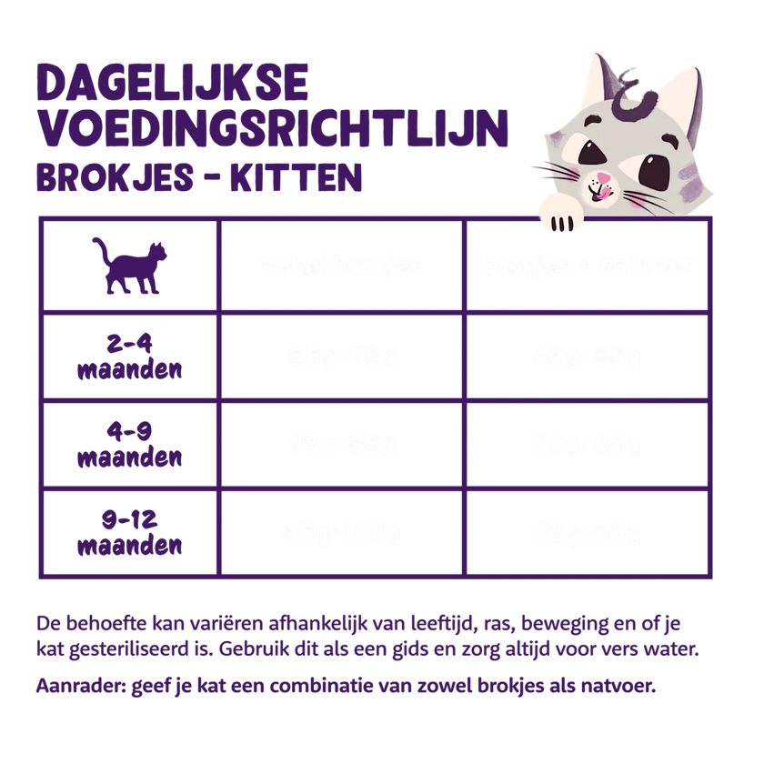 Graanvrije Brokjes met Verse Eend en Kip Kitten
