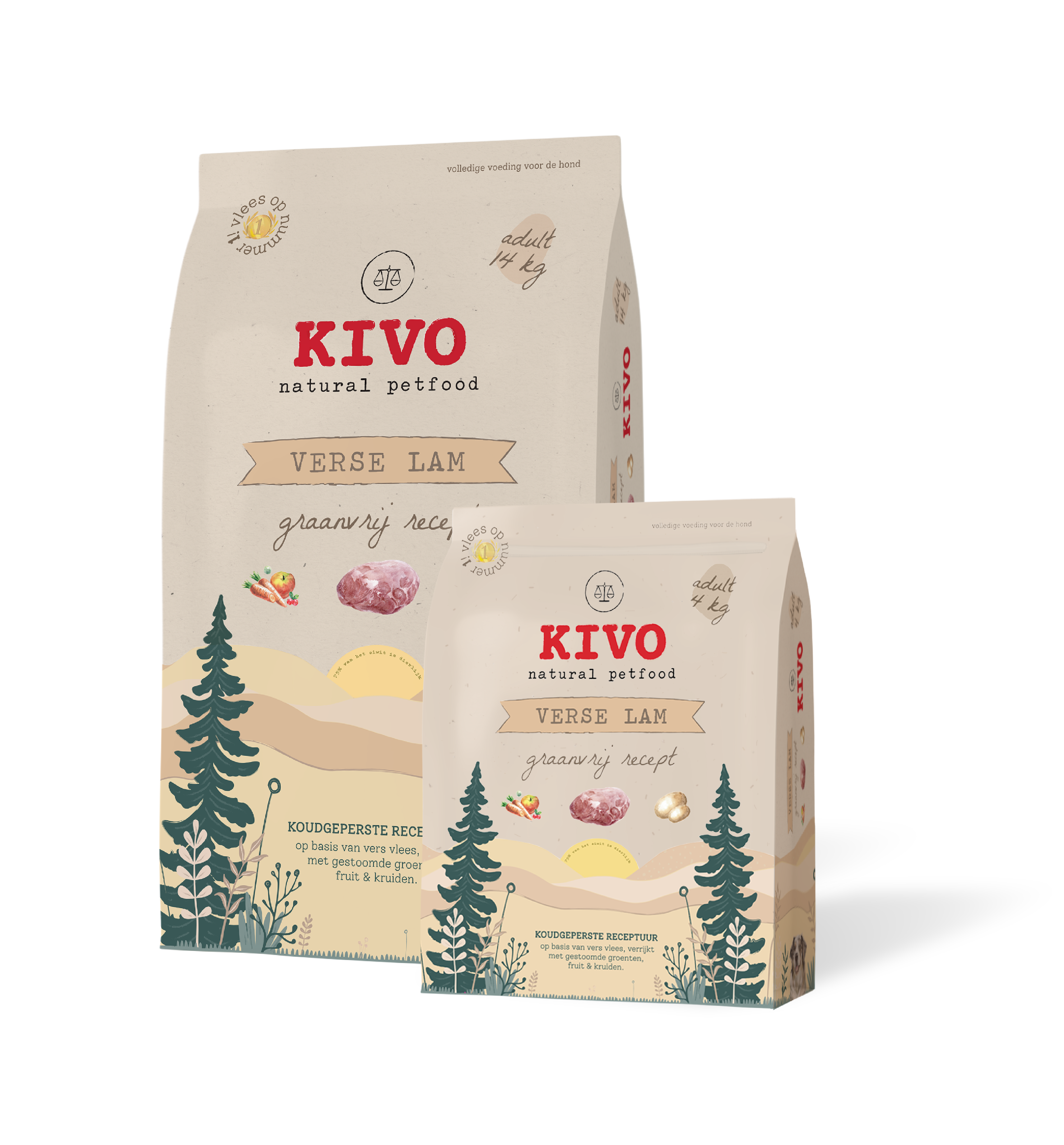 Verse Lam Graanvrij Koudgeperste Brok