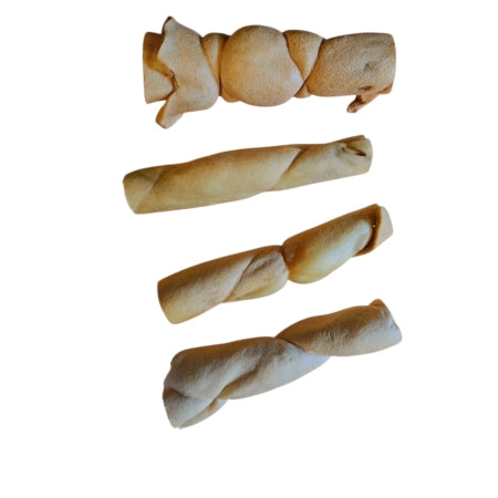 Geitenkophuid Rol 15 cm Natuurlijke Hondensnack