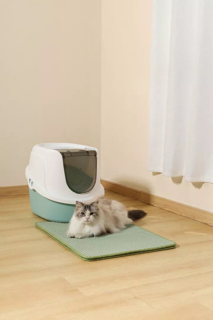 DUPLEX Mat voor Kattenbak - Verticaal Groen 45x65