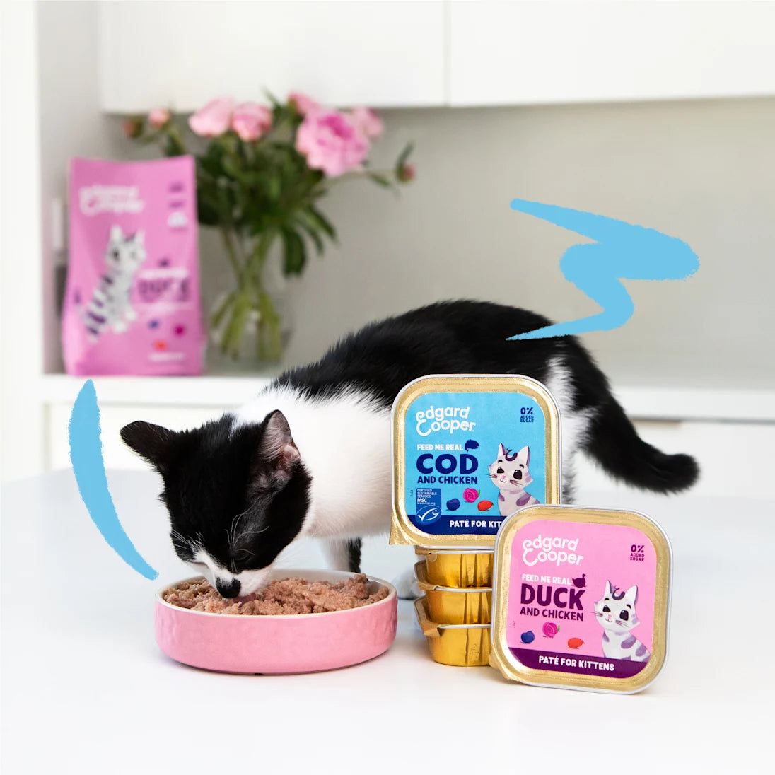 Kabeljauw en Kip - Paté Kitten 85g