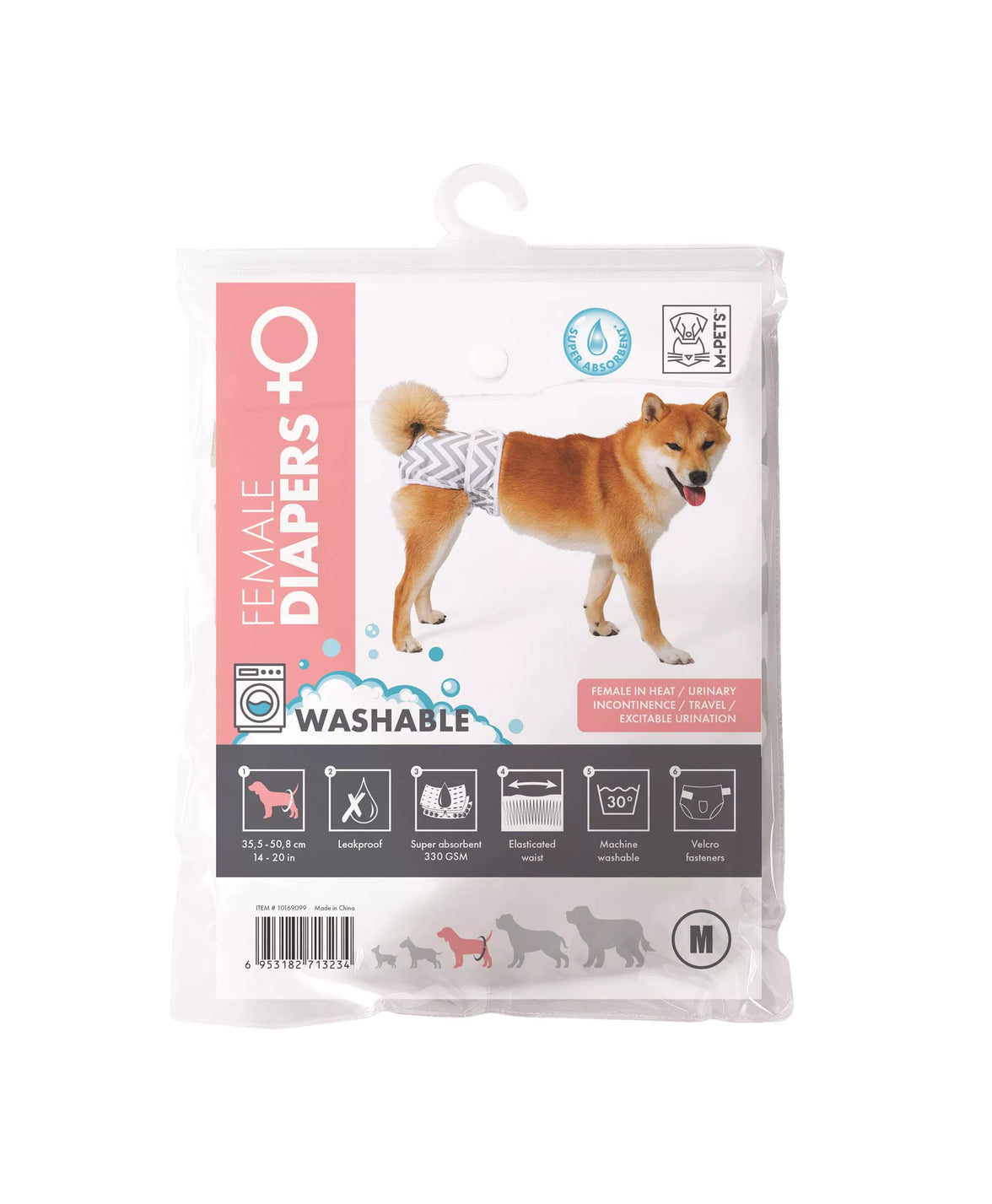 Washable Diaper Dog Female