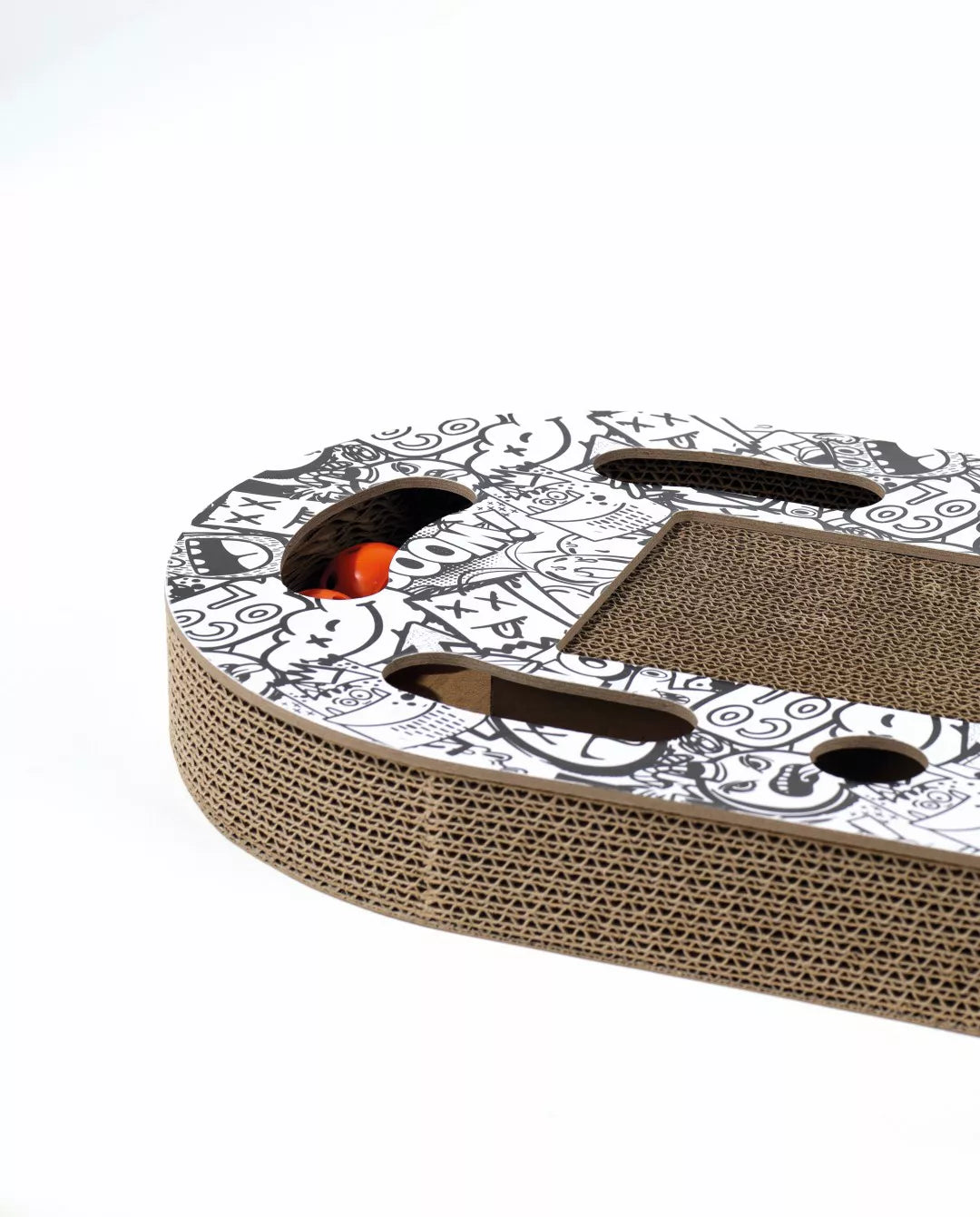 URBANSTYLE Freestyle kKrabkarton - Zwart & Wit