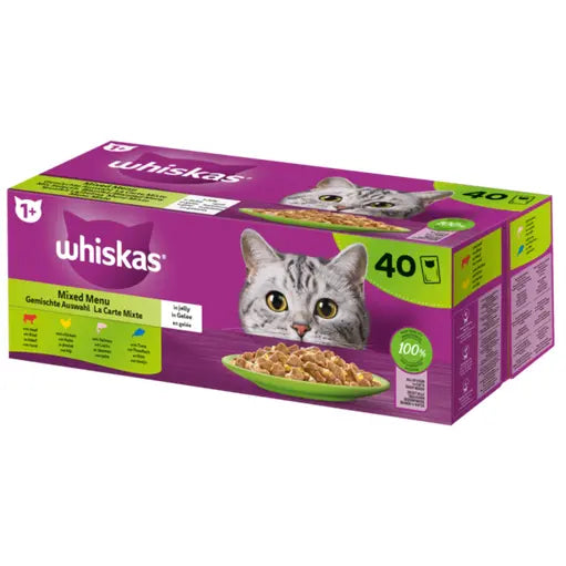 Whiskas 1+ Mix Selectie in gele