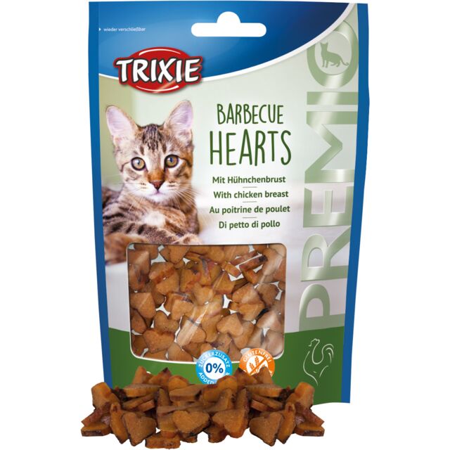 Premio Barbecue Hearts met kippenborst 50g