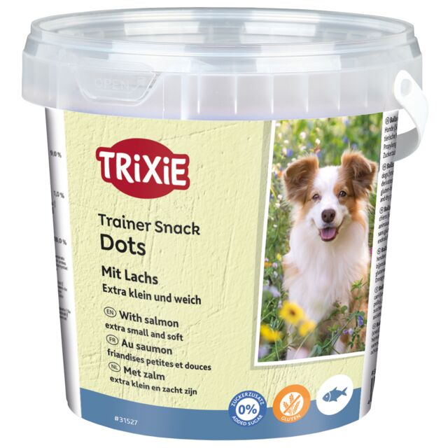 Trainer Snack Dots met zalm glutenvrij 500g
