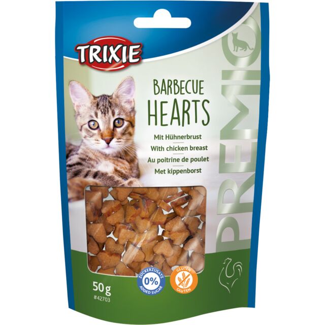 Premio Barbecue Hearts met kippenborst 50g