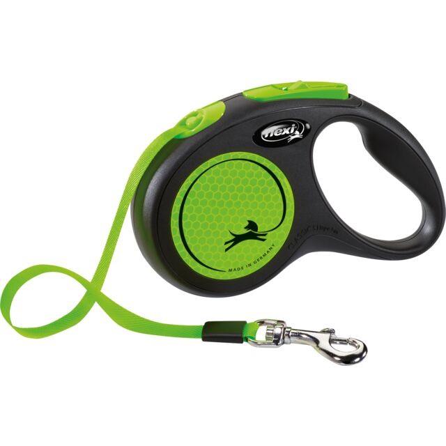 Flexi NEON Rollijn met Band Medium 5m tot 25kg