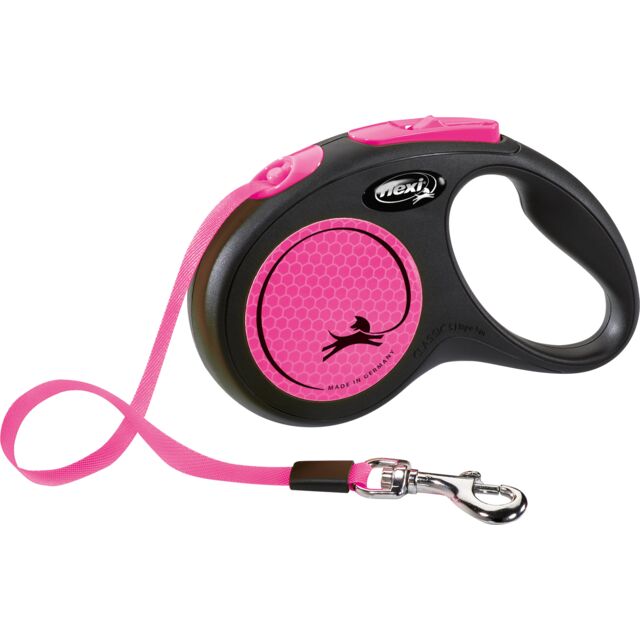 Flexi NEON Rollijn met Band Small 5m tot 15kg